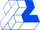 3D network diagram with three connected cylinders forming a triangle and one separate cylinder below.