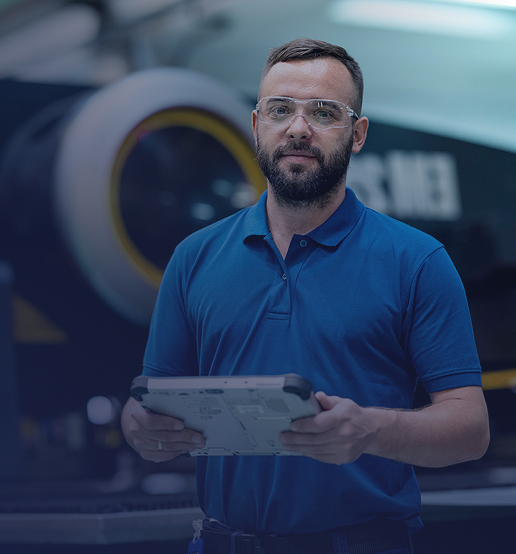 Engineer on AI tech company website