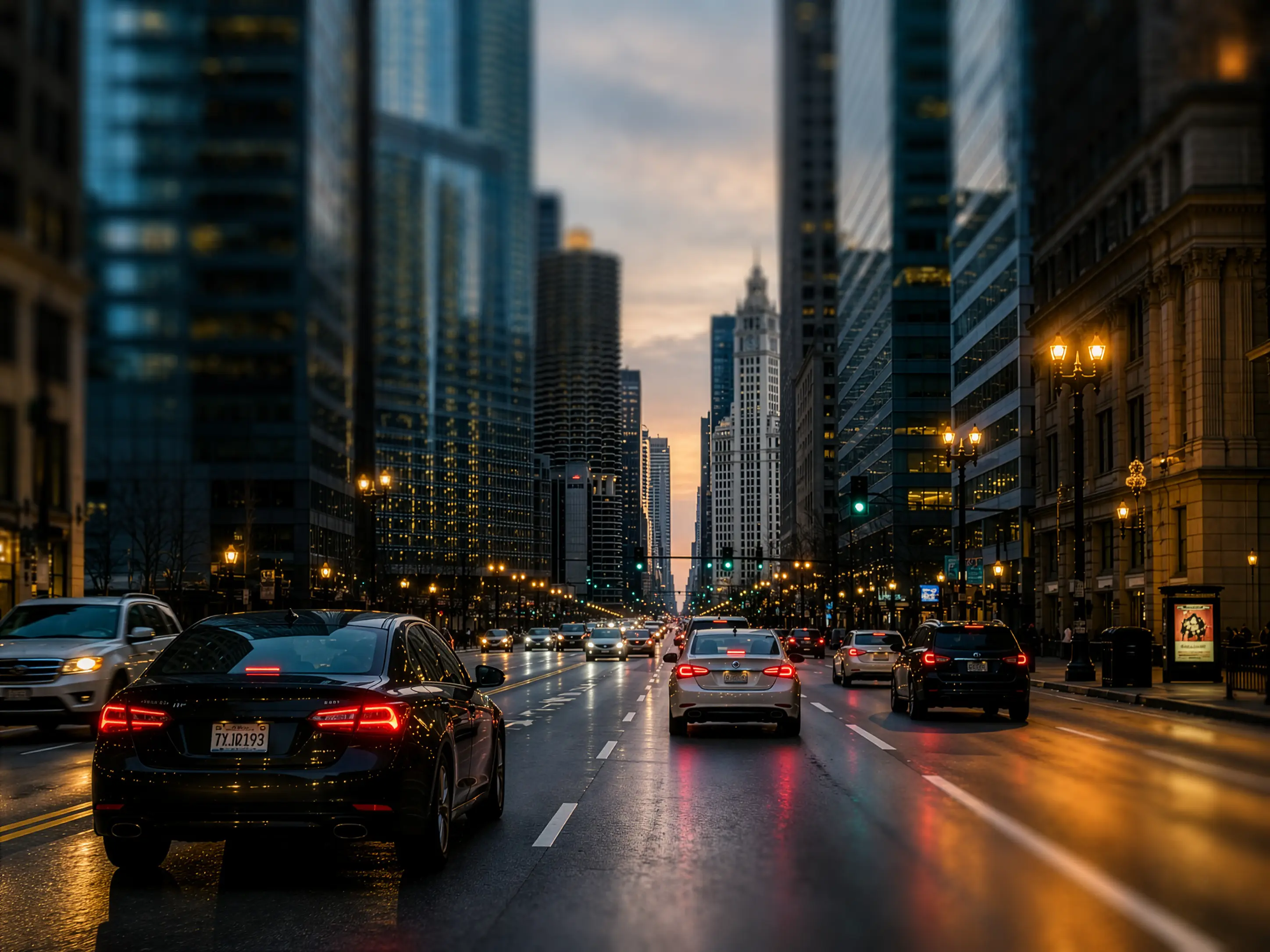 City traffic.