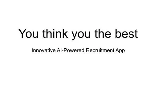 You think you're the best 2