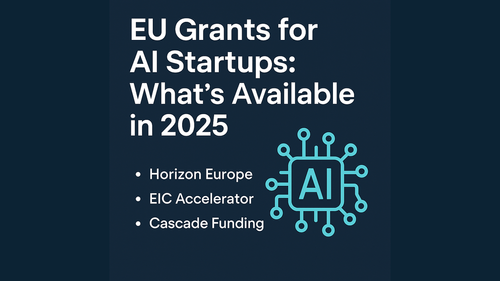 EU Grants for AI Startups: What’s Available in 2025 | PitchBob.io