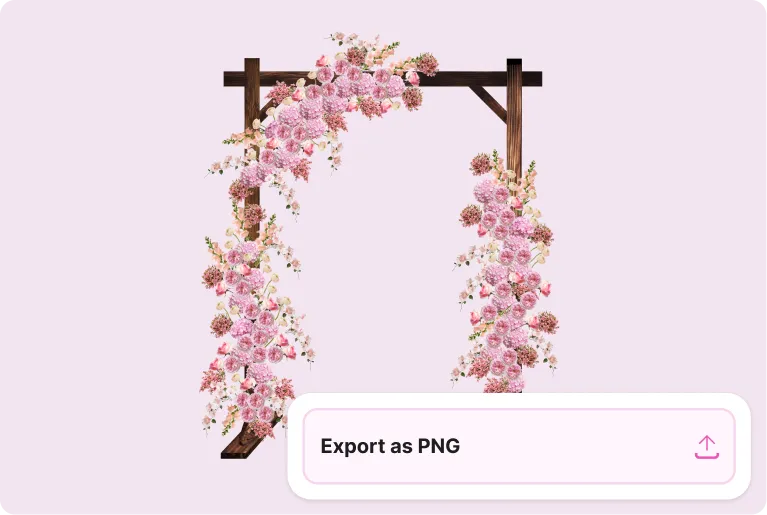 BloomVision Floral Arch Design Template