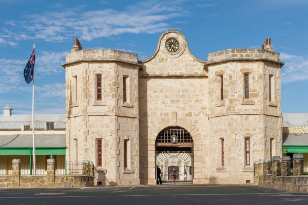 Fremantle Prison historic entrance facade