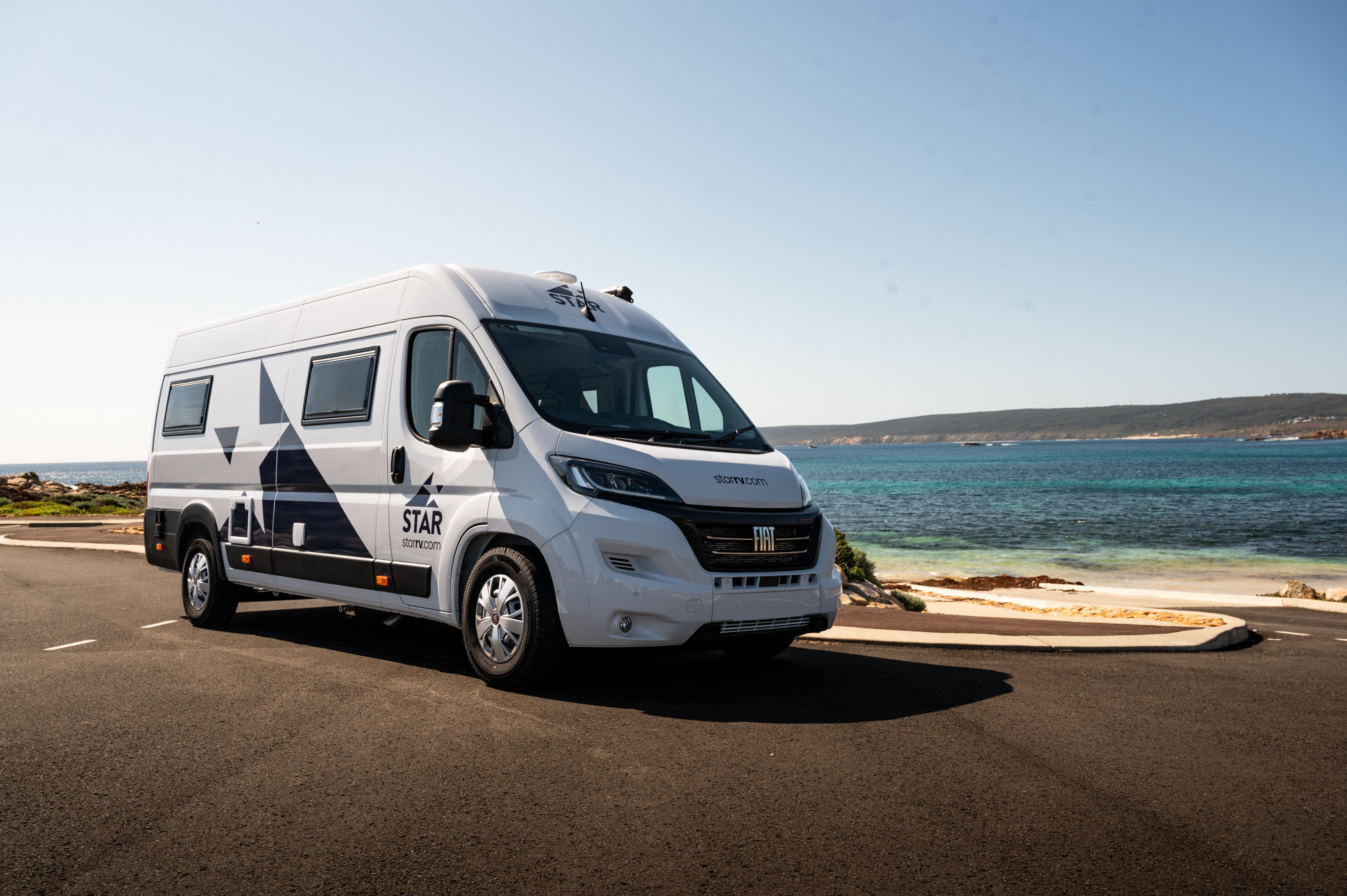 Star RV Polaris 2 berth motorhome exterior for couples touring Australia