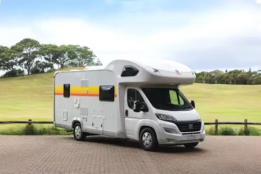 Indie Campers Comfort Family motorhome with shower and toilet for family road trips