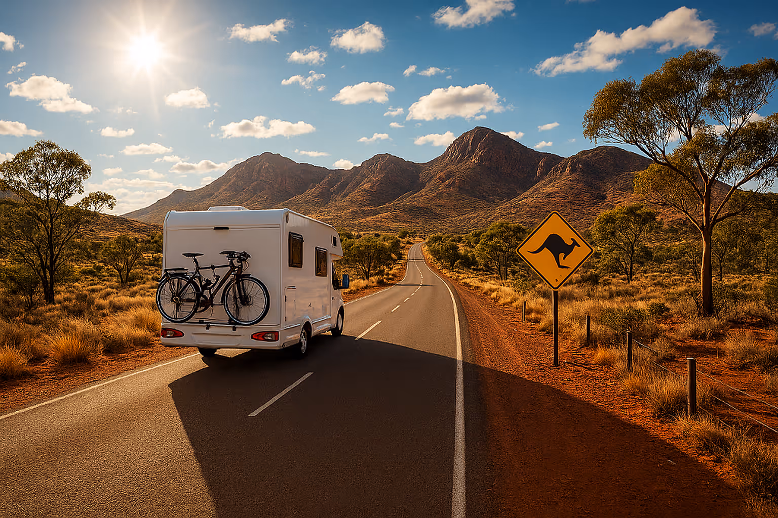 Campervan Hire in the outback