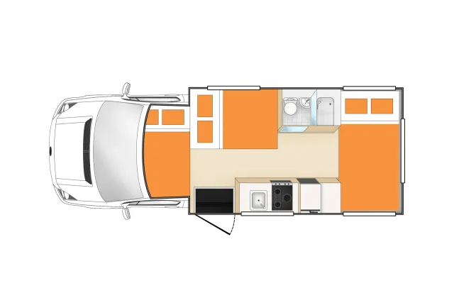 Apollo Euro Deluxe night floor plan, Australia