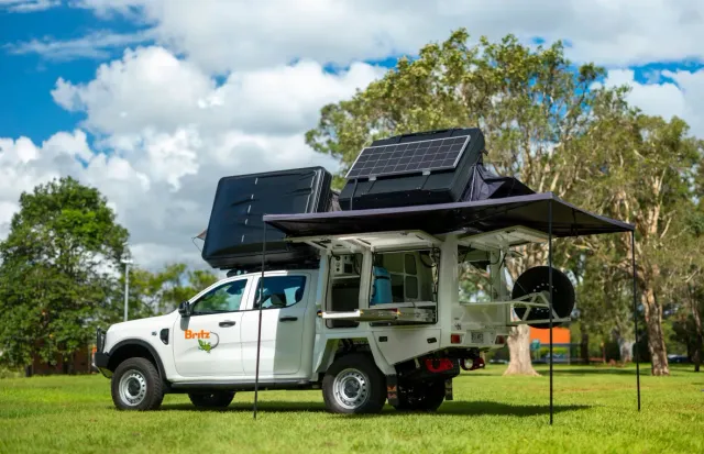 Britz Warrior 4WD camper in Australia