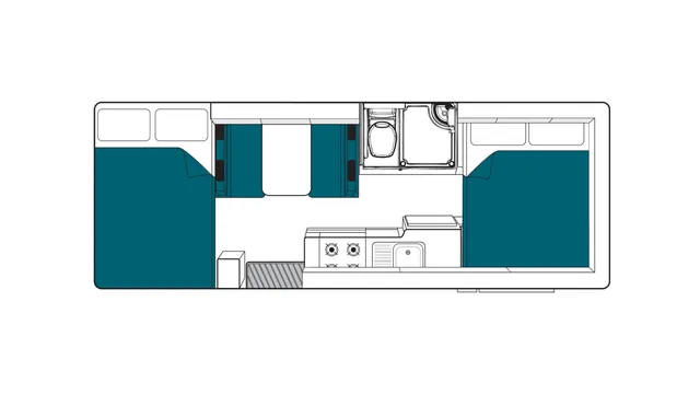 maui Beach night floor plan, New Zealand