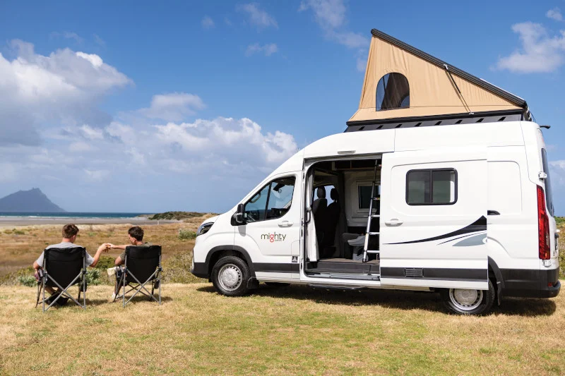 Mighty Double Down campervan in New Zealand