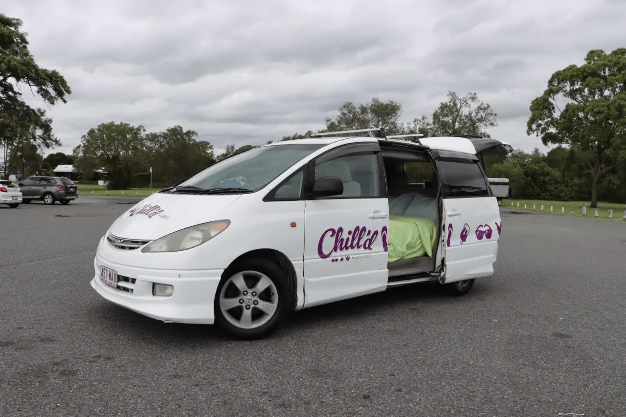 JUCY Chill'd Cloudbreak campervan in Australia