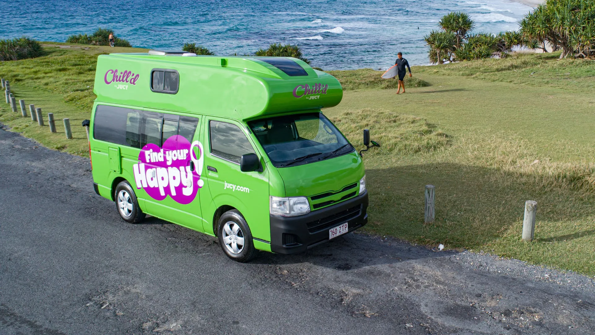 JUCY Chill'd Sunseeker campervan in Australia
