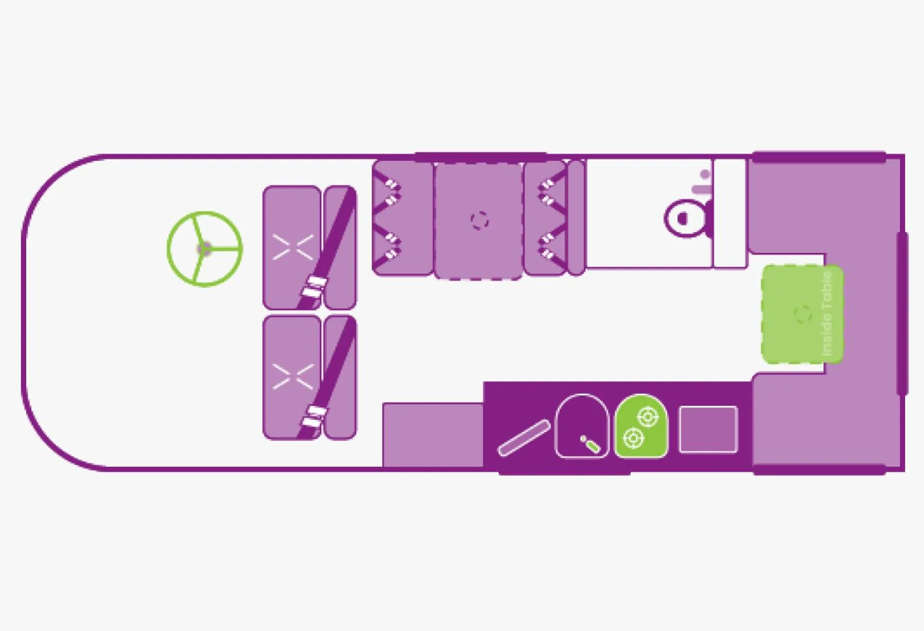 JUCY Chill'd Big Kahuna day floor plan, Australia