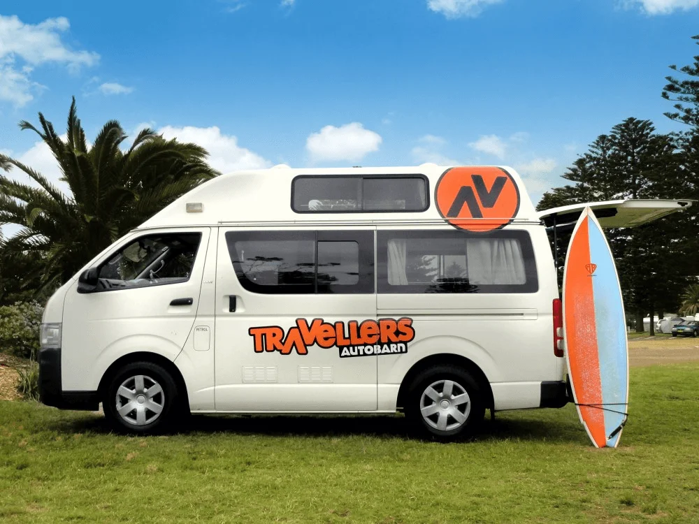 Travellers Autobarn Hitop campervan in Australia