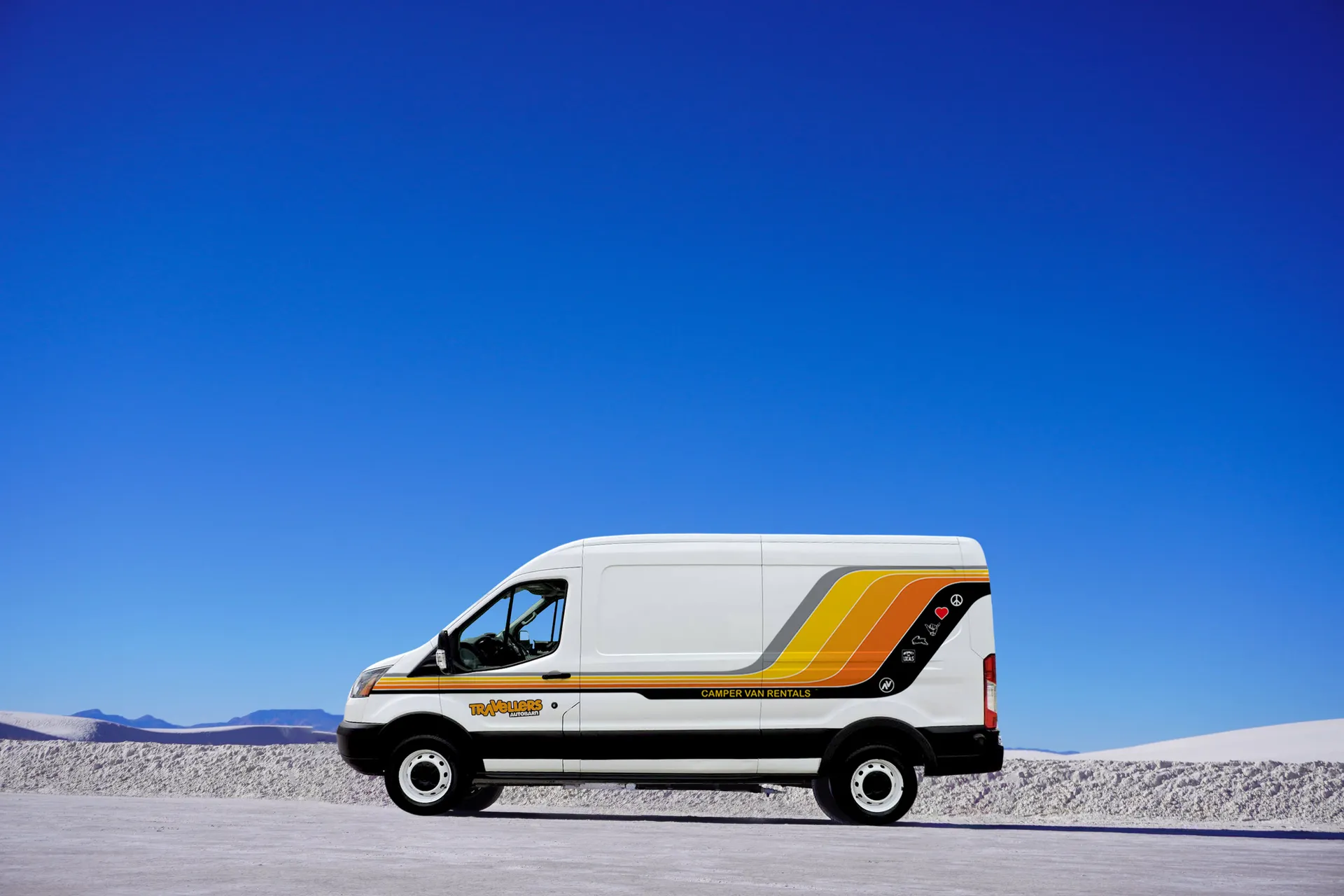 Travellers Autobarn Beeva campervan in the USA