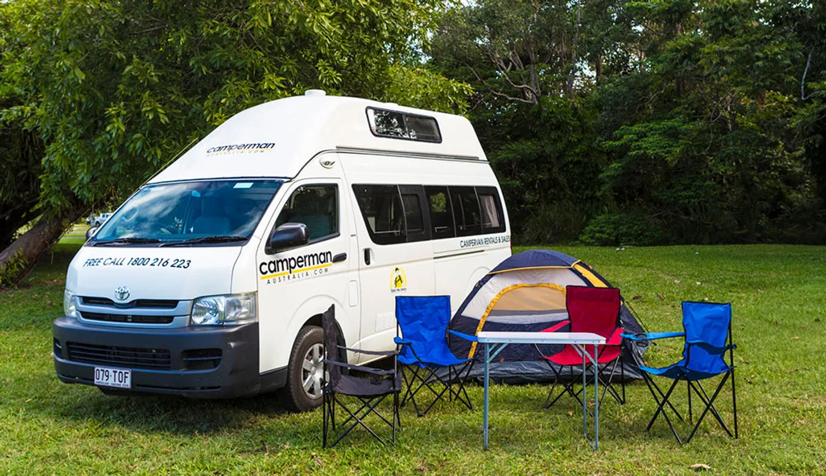 Camperman Paradise Family 5 Hi-Top campervan in Australia