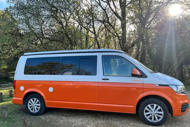 Spaceships Cosmo VW campervan in New Zealand