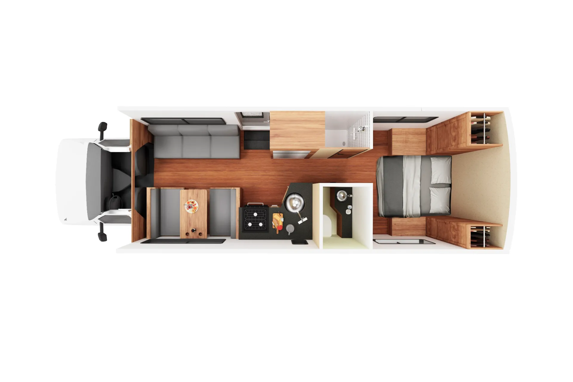 Cruise Canada Large 30 ft (C30) day floor plan, Canada