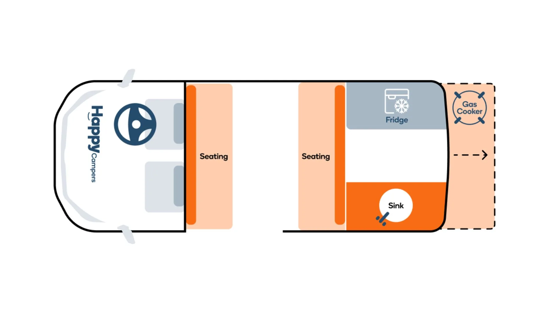 Happy Trail day floor plan, New Zealand