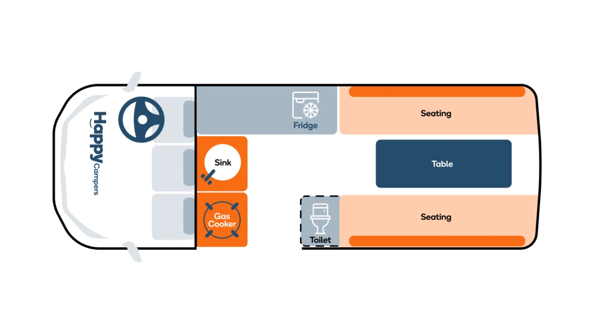 Happy Horizon day floor plan, New Zealand