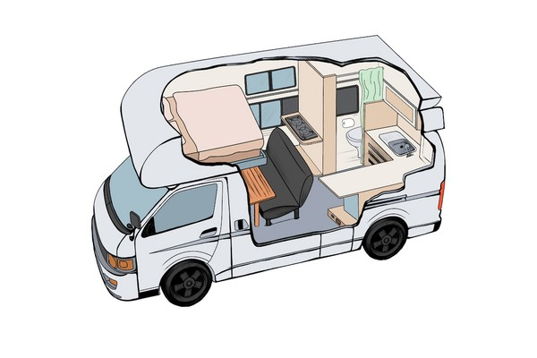 Waka Campa Explorer day floor plan, New Zealand