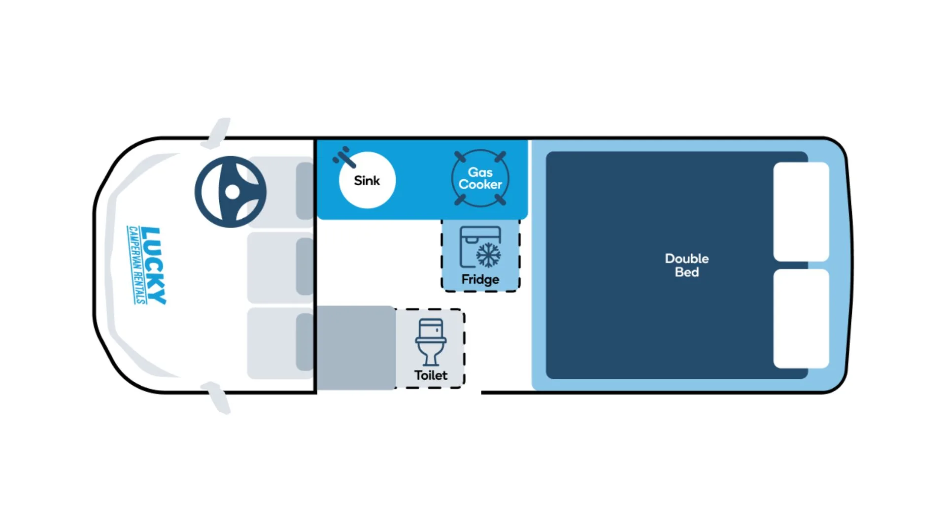 Lucky Roadie night floor plan, New Zealand
