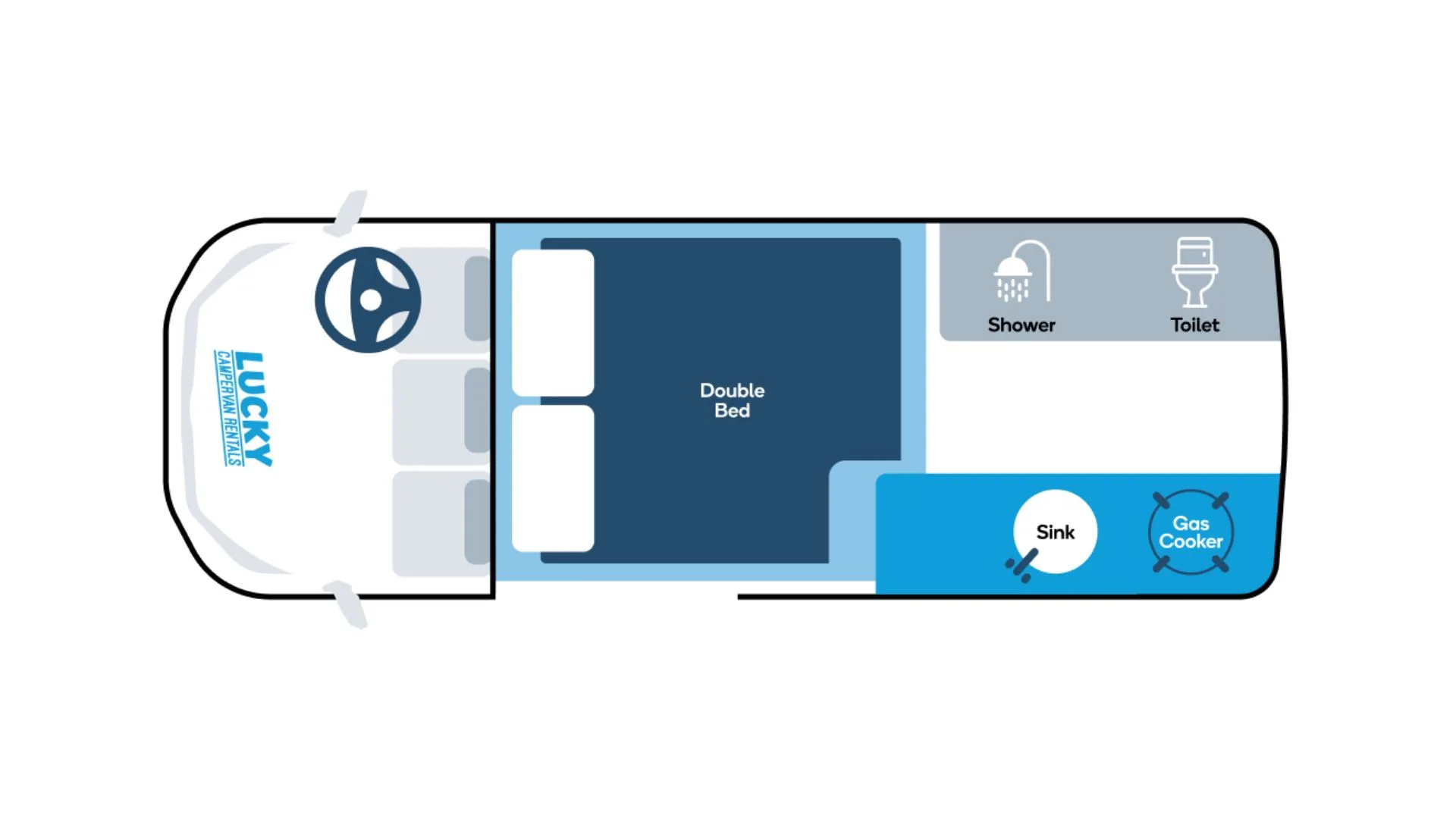 Lucky Rambler night floor plan, New Zealand