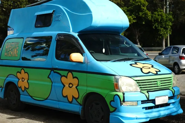 Campervan Village Mystery Machine 2-Seater Hightop campervan in Australia