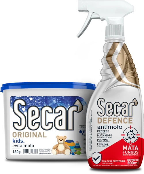 pack de produtos secar para combate ao mofo