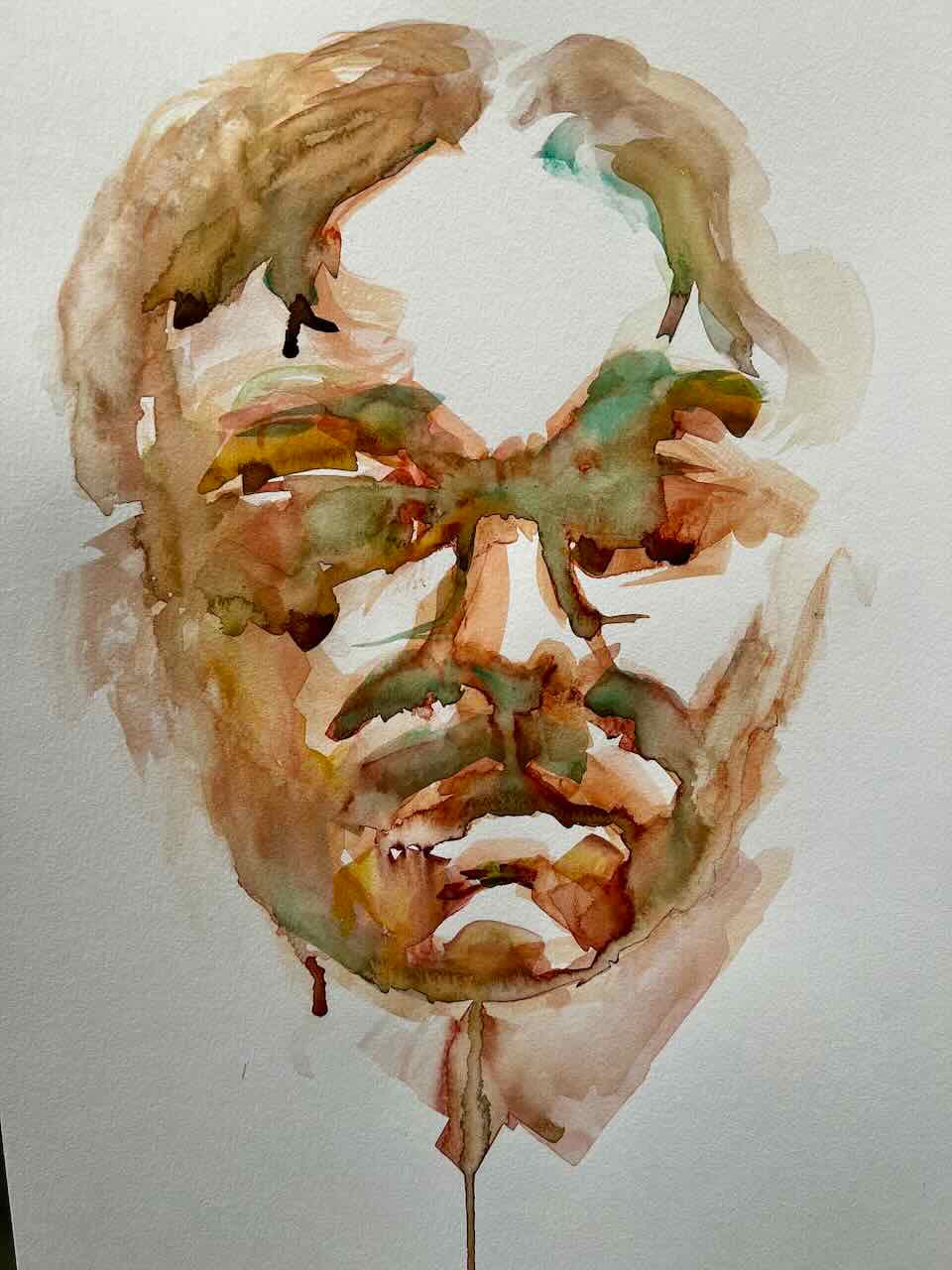Watercolor Self-portrait