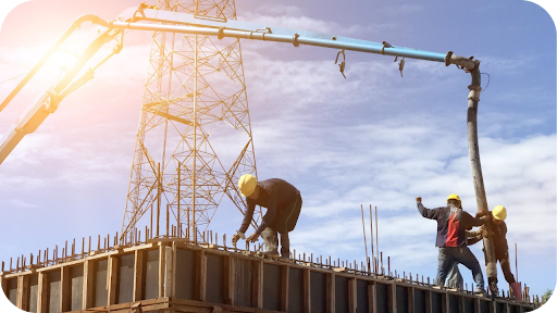 Concrete tower booms help Melbourne builders place concrete safely and efficiently on high-rise projects by providing stable reach, steady output and controlled slab placement.