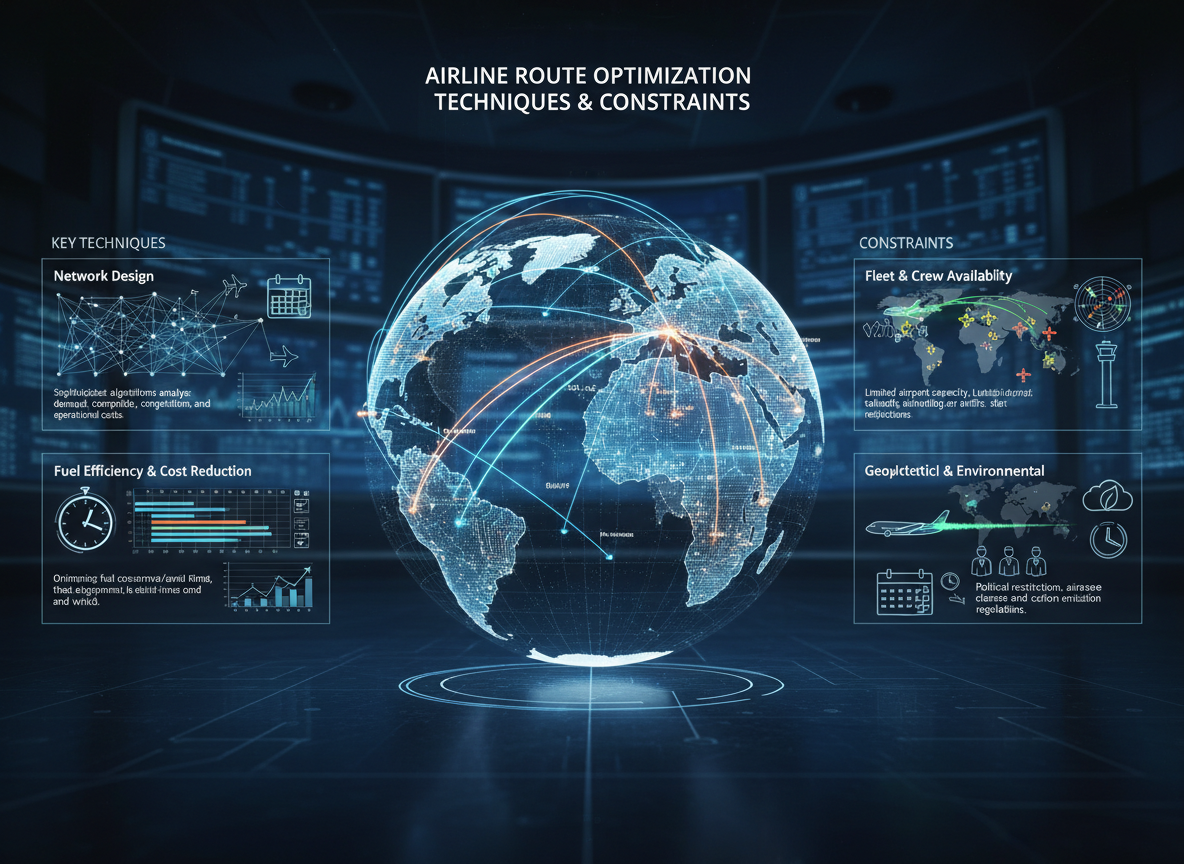 Airline Route Optimization Techniques & Constraints