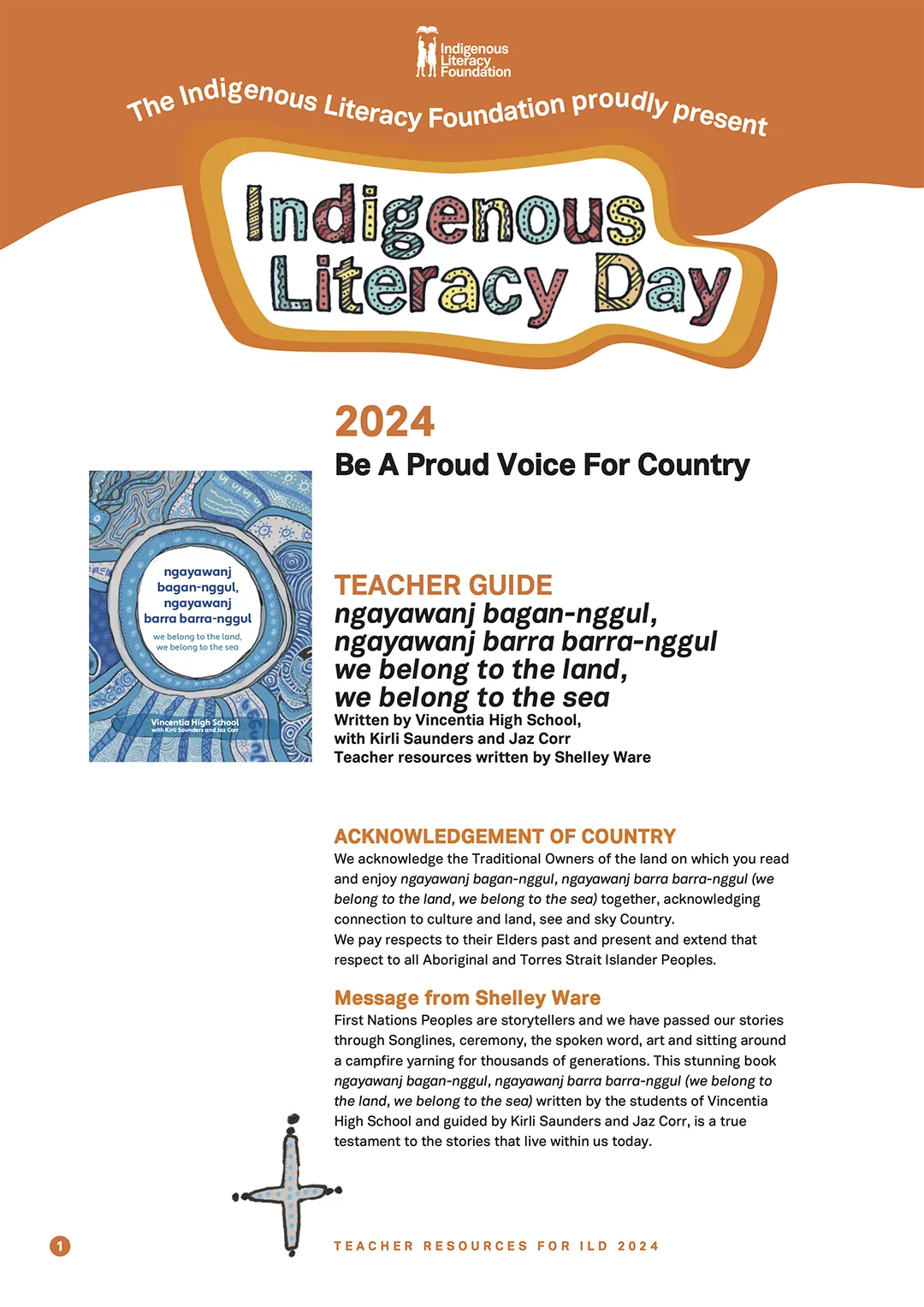 we belong to the land, we belong to the sea - Teacher's Resource