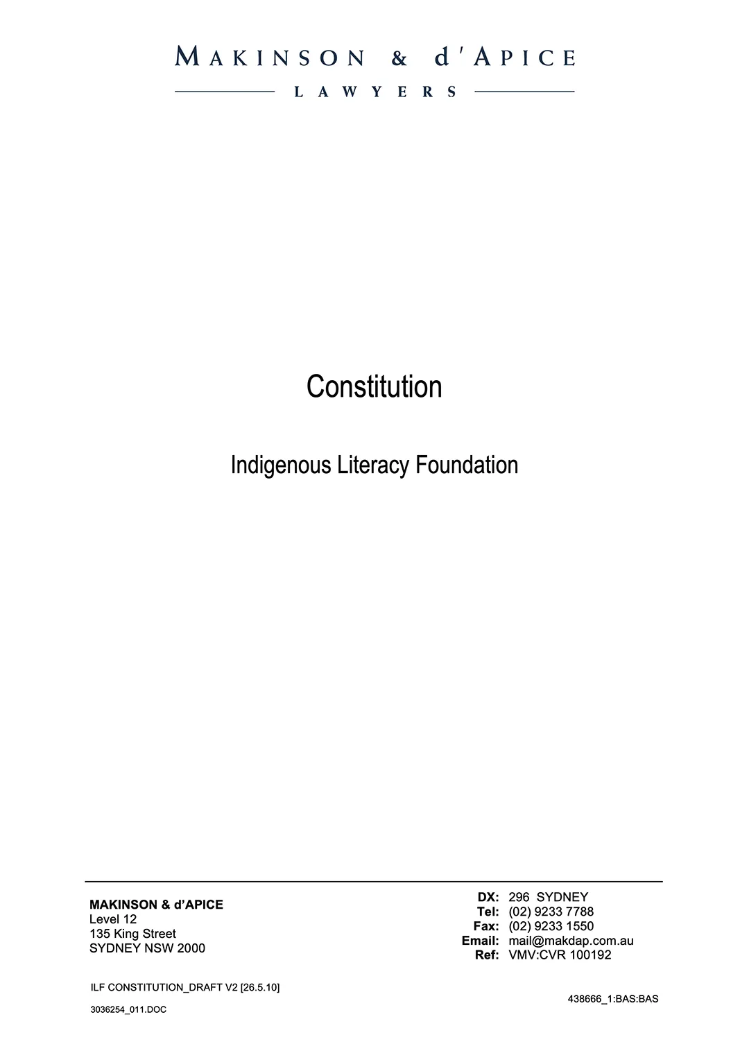 2020 ILF Constitution