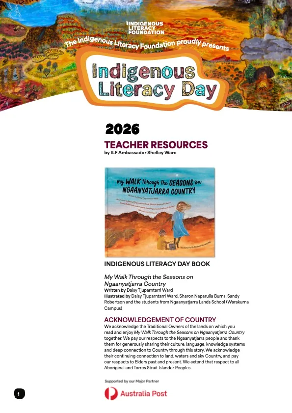 My Walk Through the Seasons on Ngaanyatjarra Country | Teacher Resources