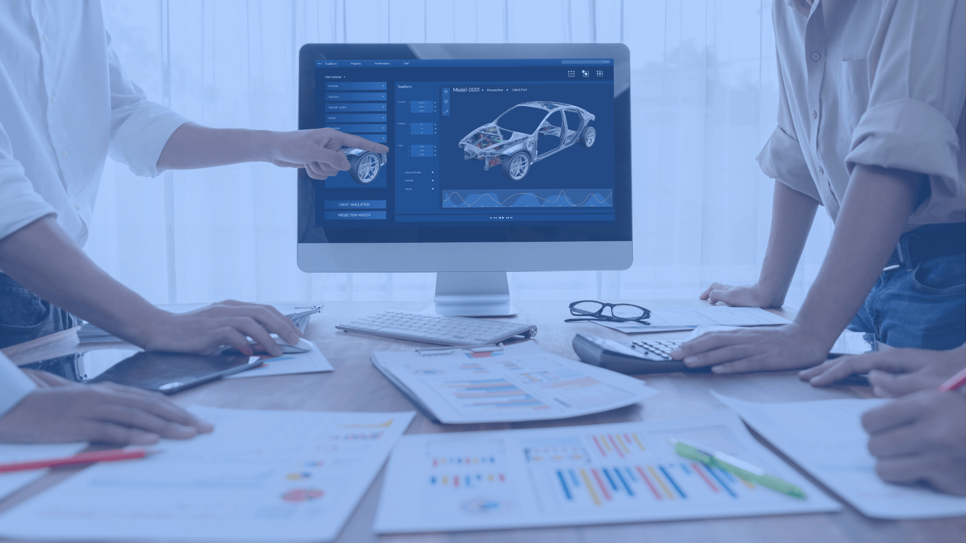 Illustration of AI-powered digital continuity connecting data, models, and decisions across engineering workflows.