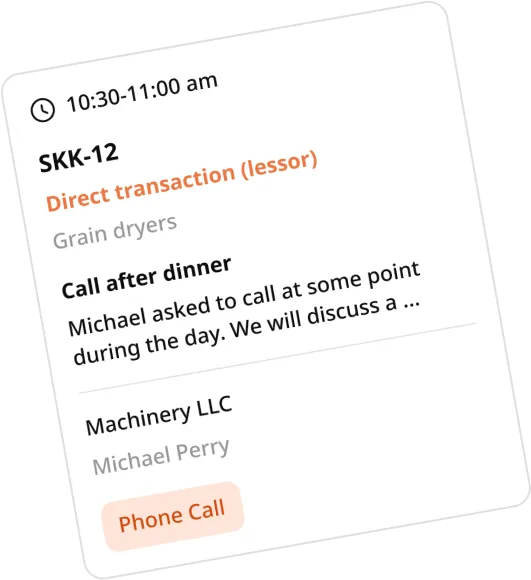 Phone calendar