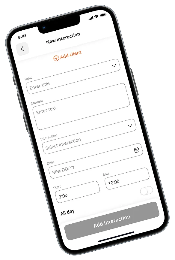 Phone calendar