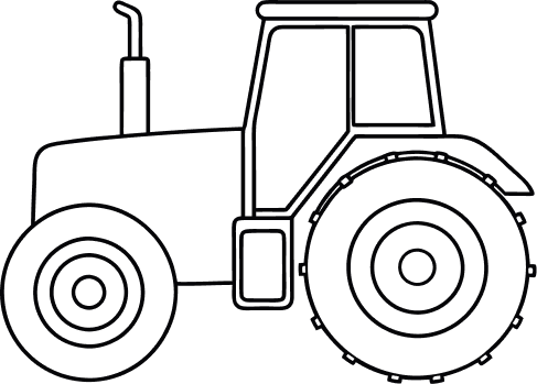 Green tractor