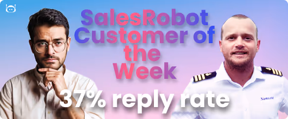 infographic showing  percentage reply rate, client photo