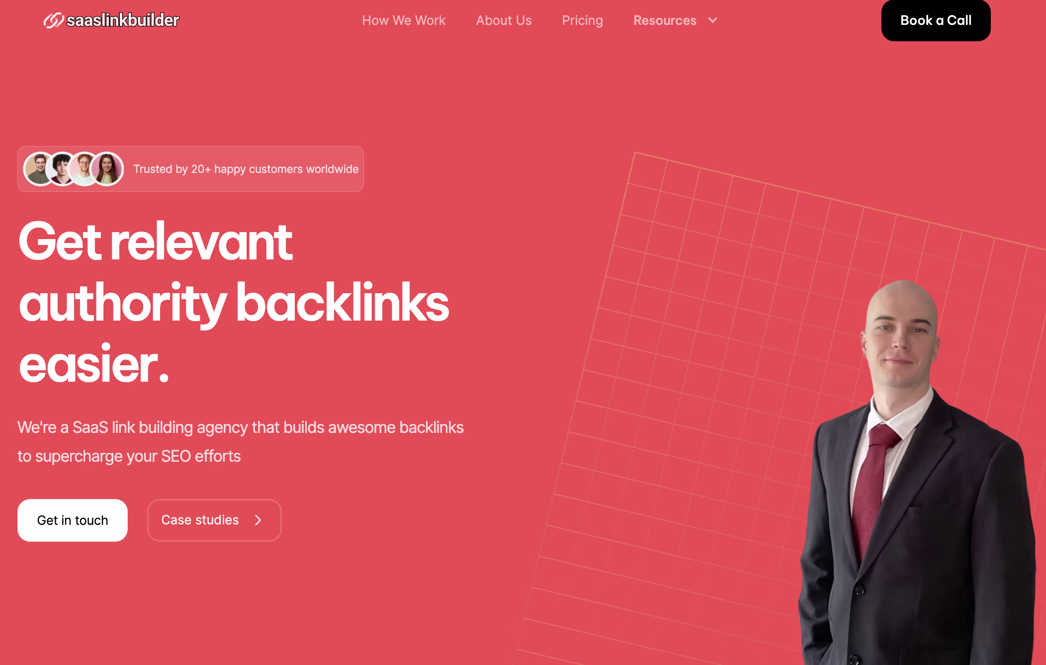 saaslinkbuilder homepage