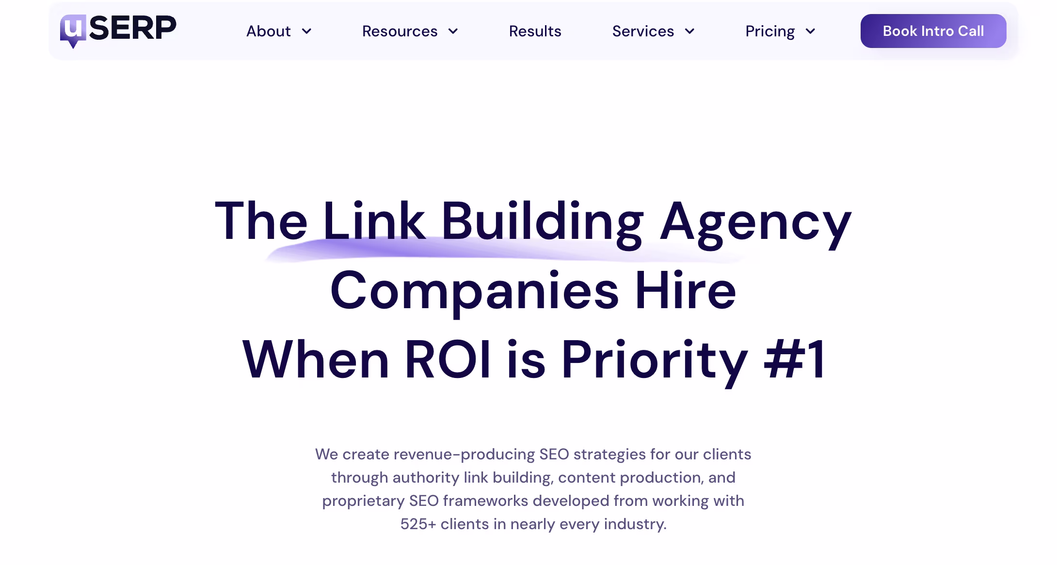 uSERP homepage
