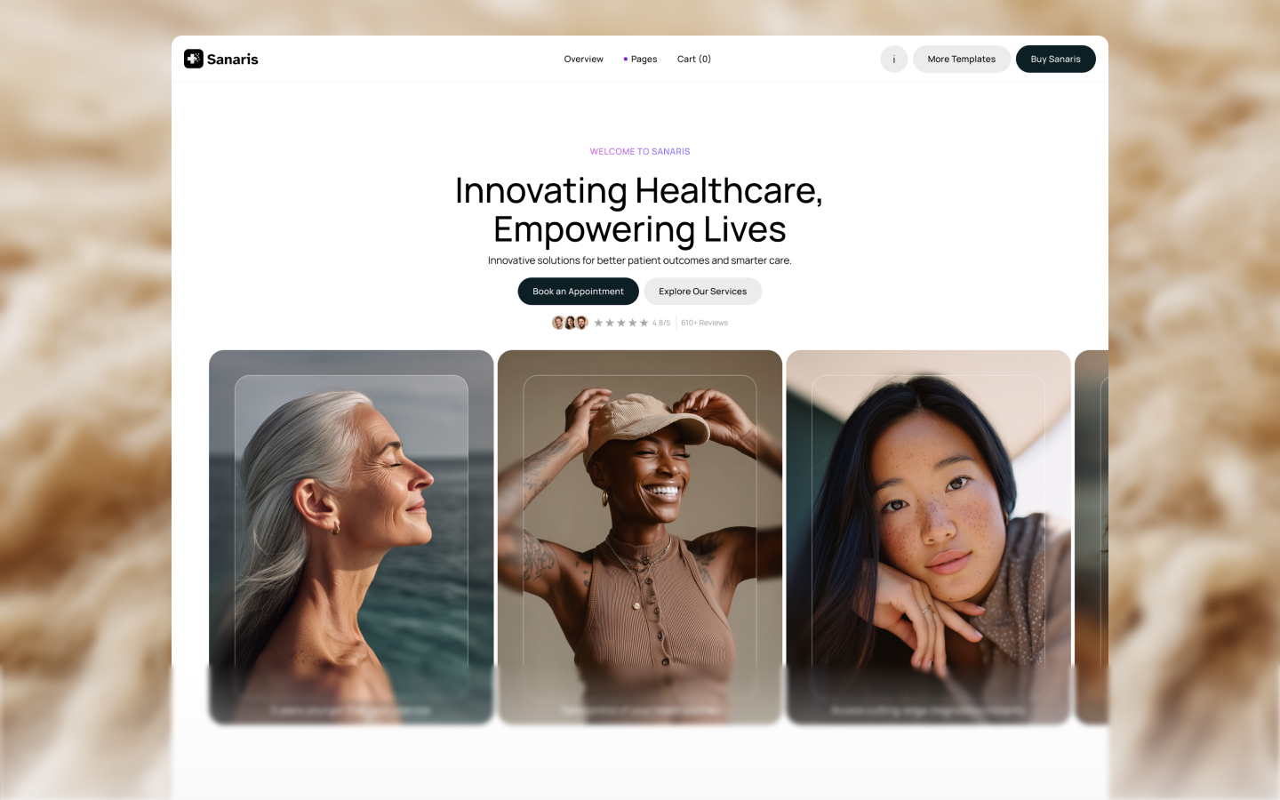 Sanaris – Medtech & Healthcare Webflow Template