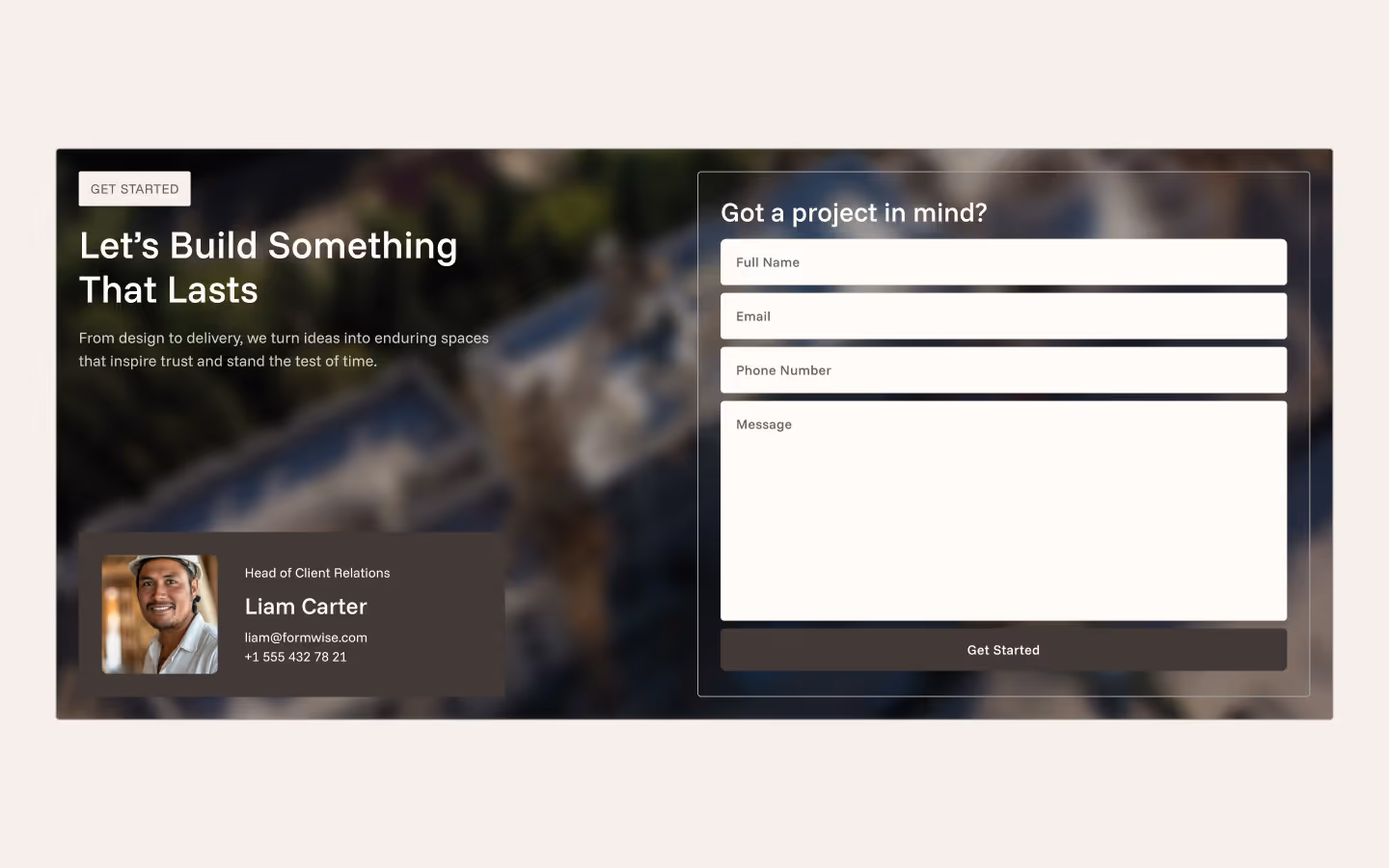 FormWise | Construction & Architecture Webflow Template