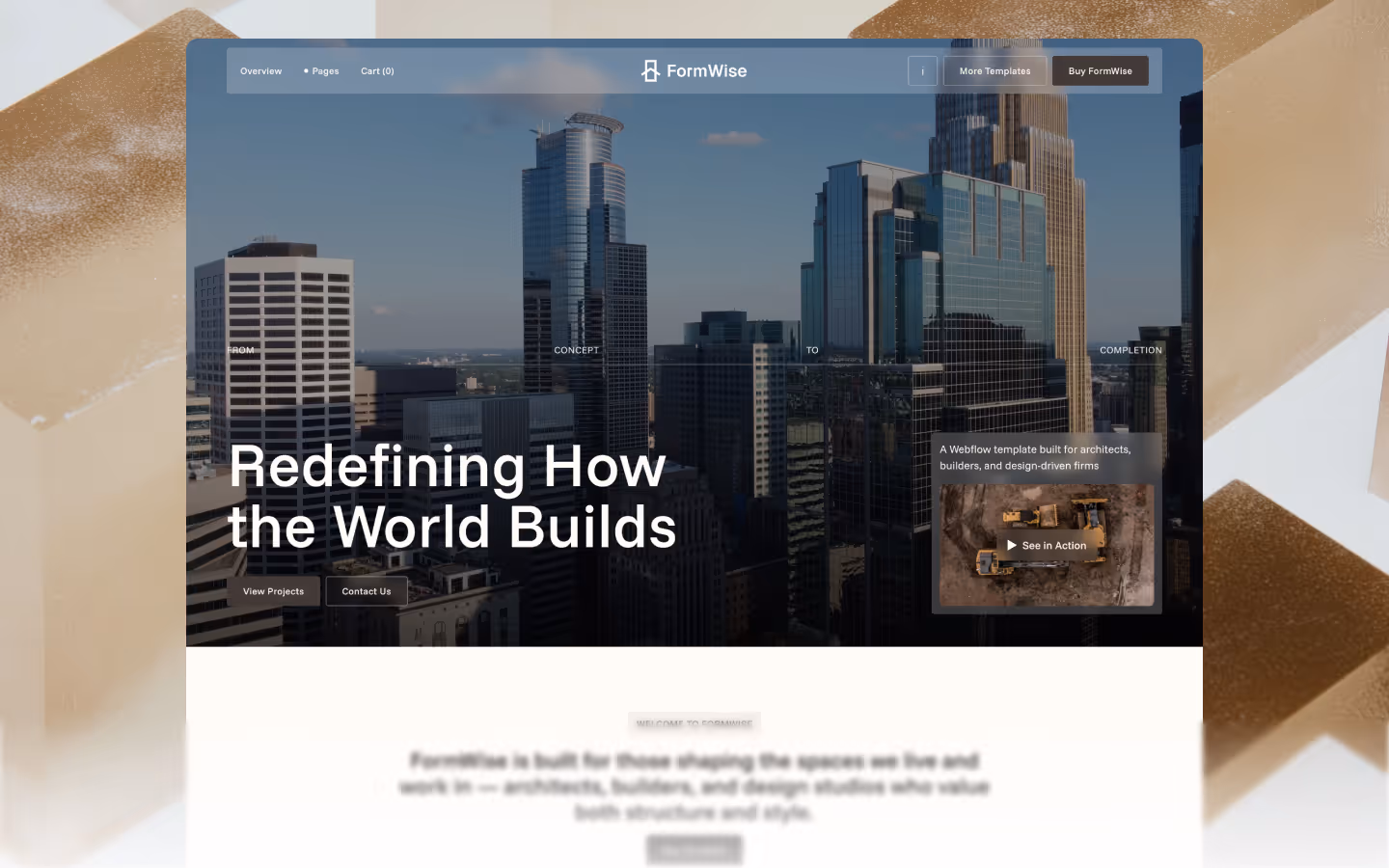 FormWise | Construction & Architecture Webflow Template