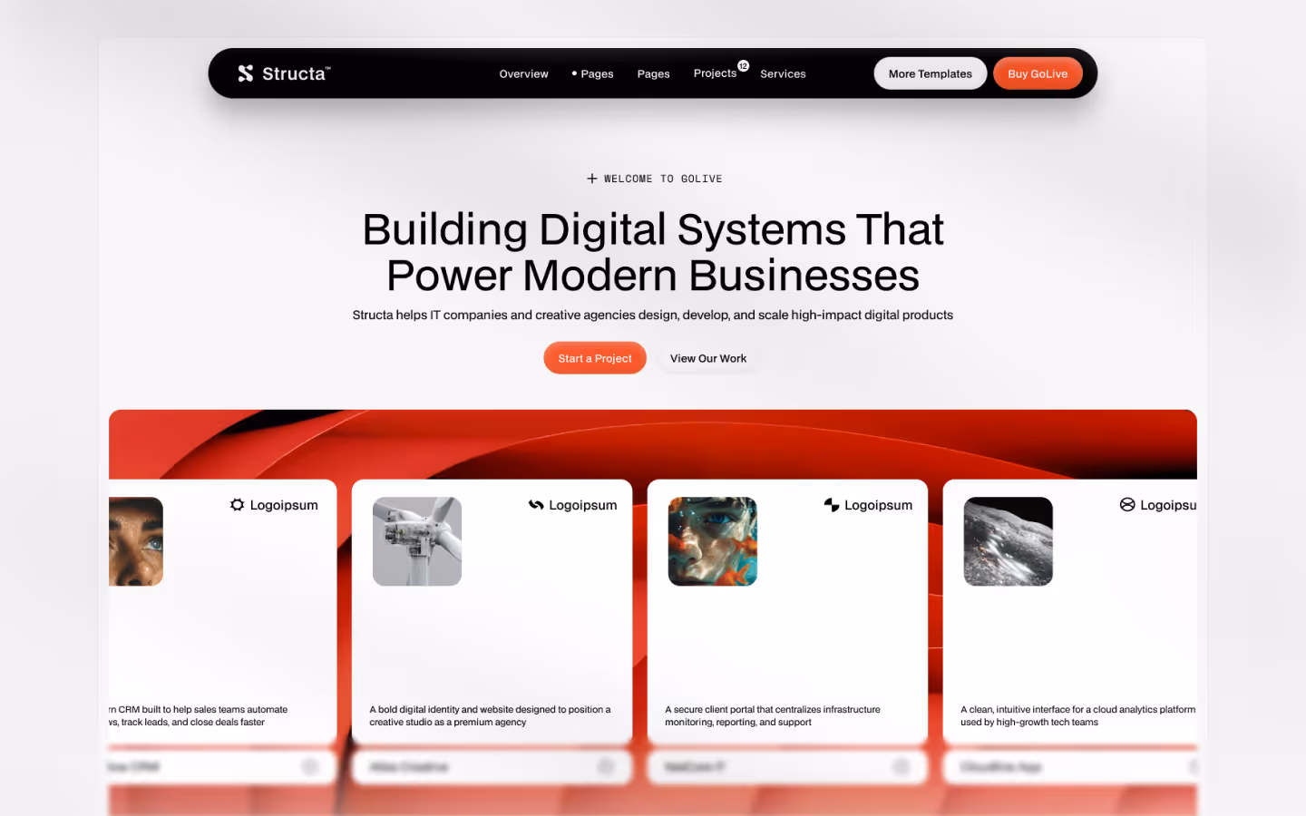 Structa | IT & Digital Services Webflow Template