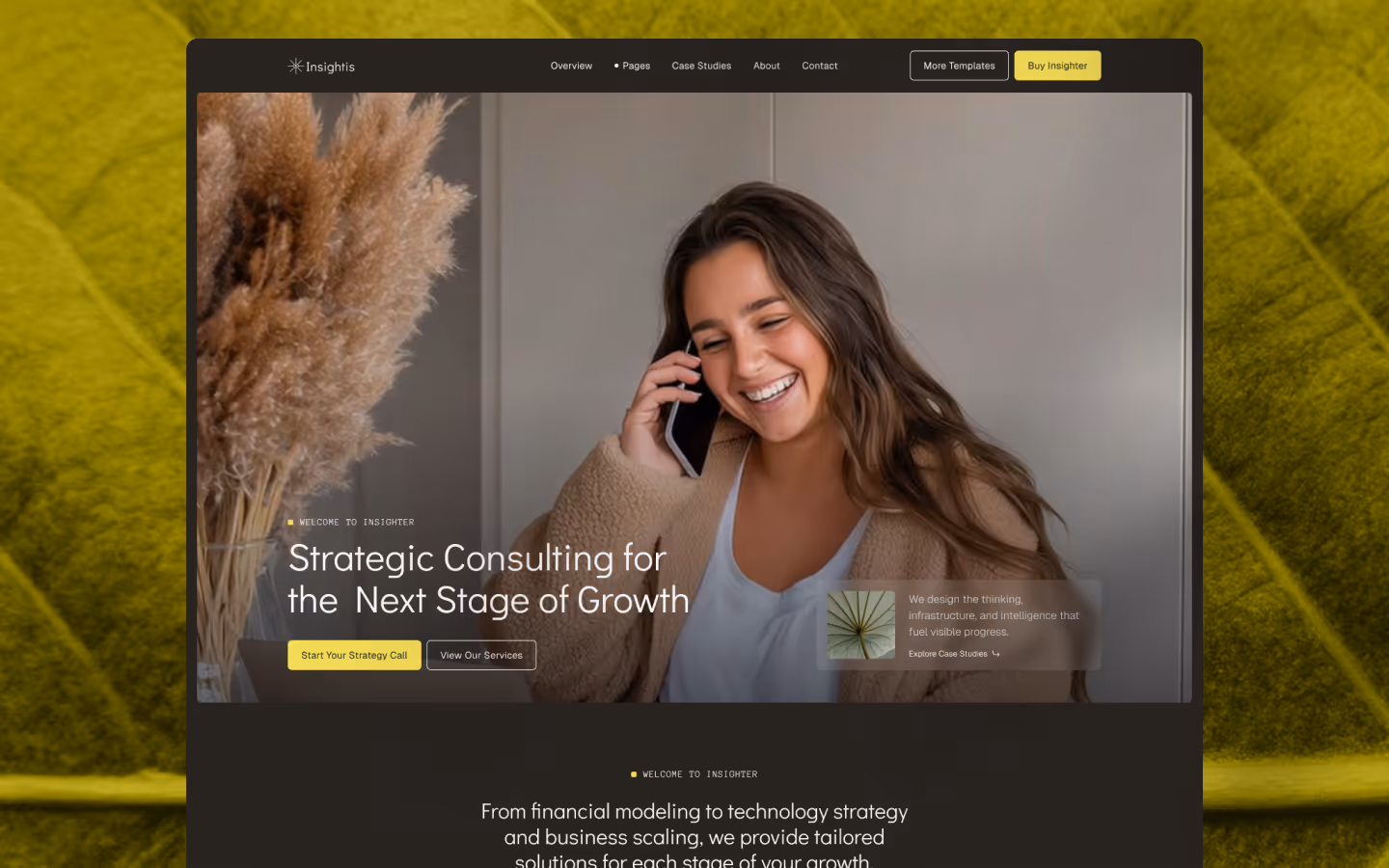 Insighter | Consulting Firms & Strategists Webflow Template