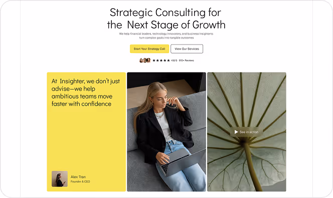 website plan for business