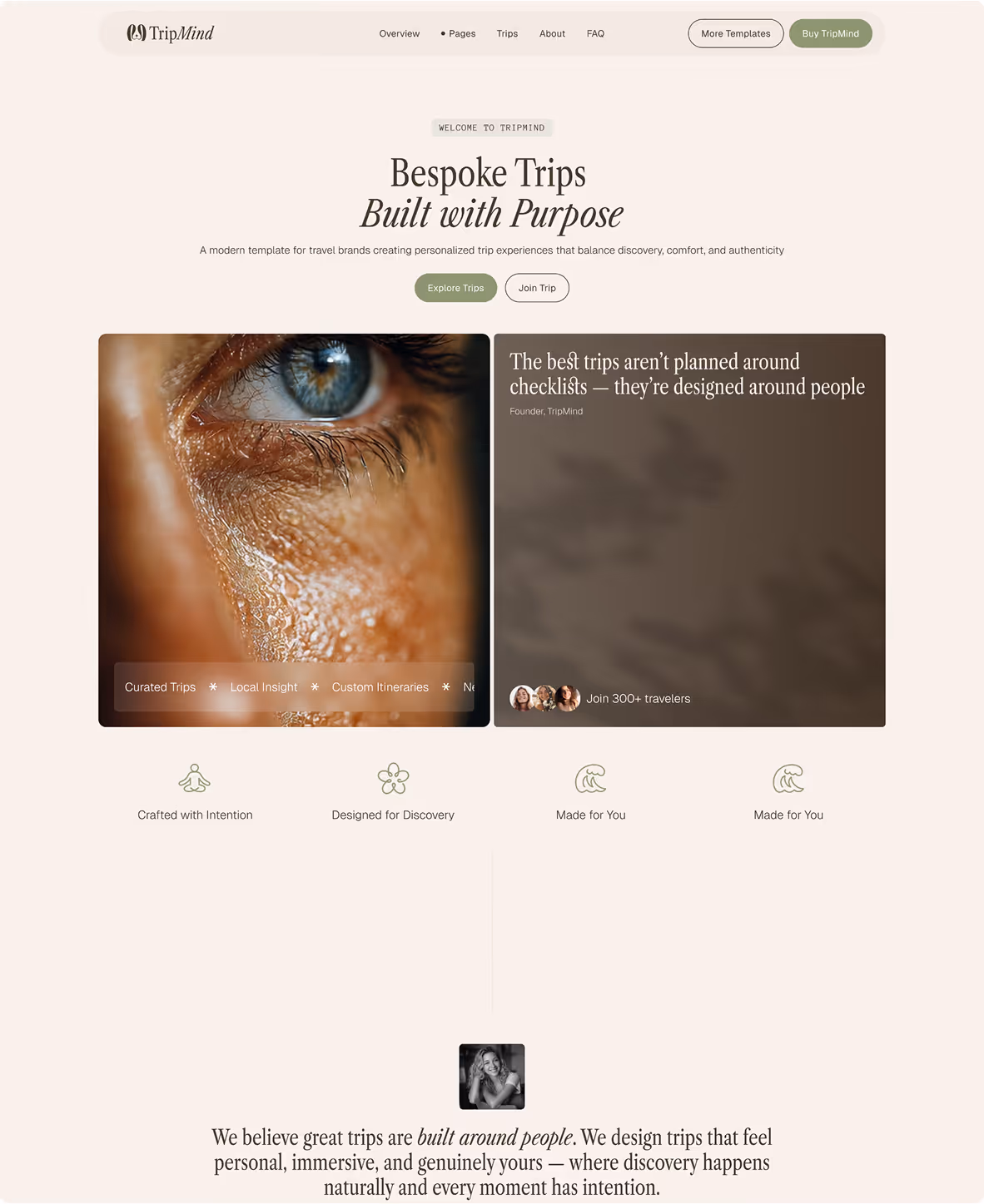 Travel studios & Custom trip Webflow Template