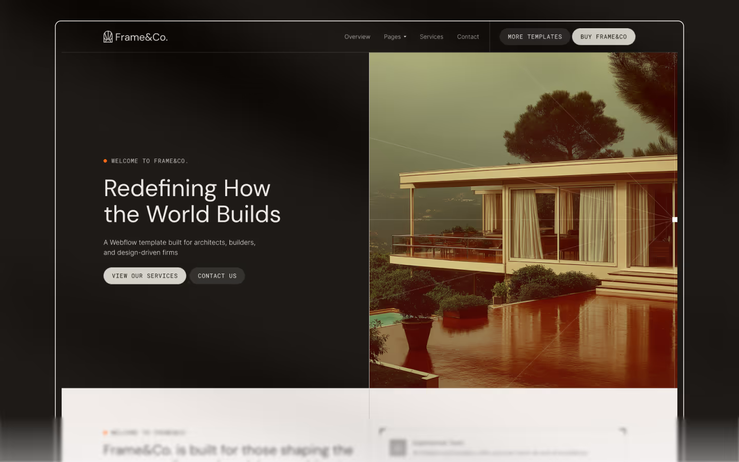 Construction & Architecture Webflow Template